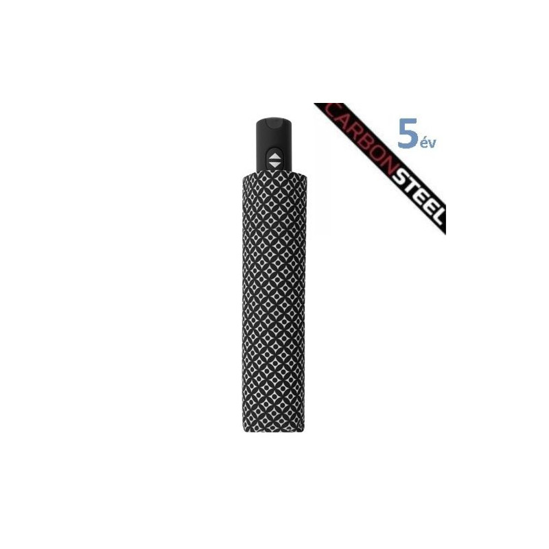 Doppler Carbonsteel Magic Minimal Black automata női esernyő, 5×29×5 cm