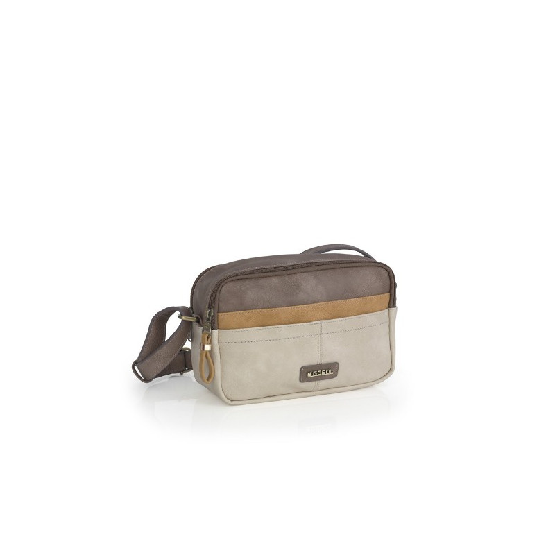 Gabol Edna női táska, 24x15x9 cm, bézs/barna