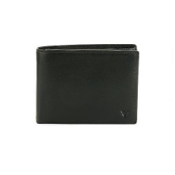A fekete bőr pénztárca, amely egy férfi alapkelléke.