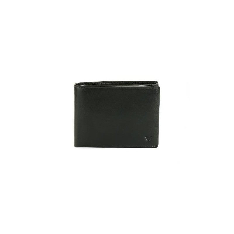 A fekete bőr pénztárca, amely egy férfi alapkelléke.