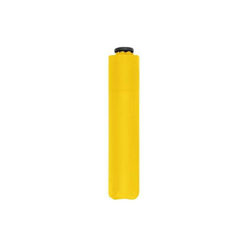 A Doppler Zero 99 sárga női esernyő a márka legkönnyebb kézi nyitású darabja.