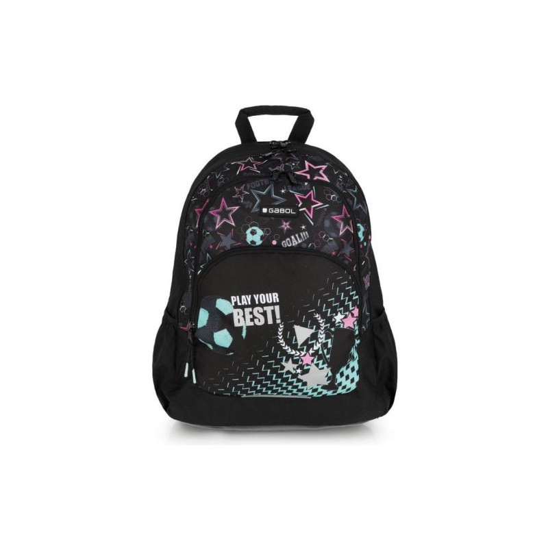 A Gabol Stellar hátizsák egy csajos mintájú, sötét színű hátizsák, amely ideális iskolatáska lehet kisiskolás lányok számára.