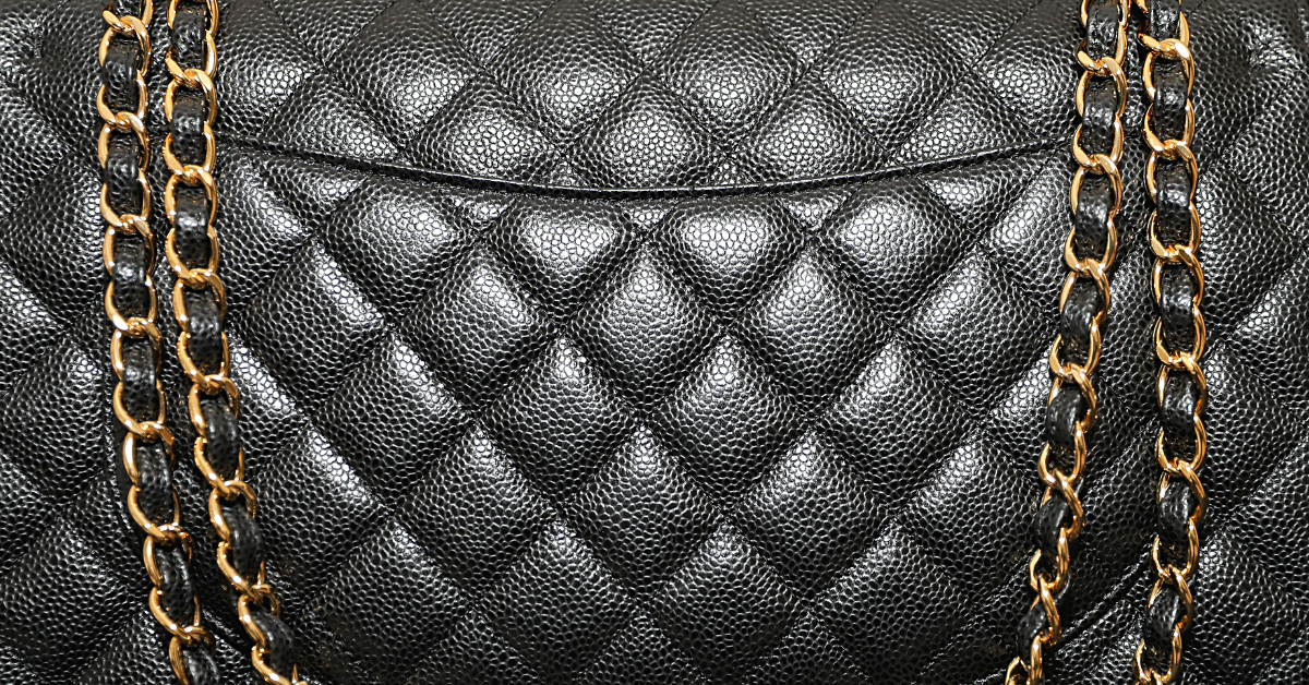 Elegáns női táska, geometriai mintával